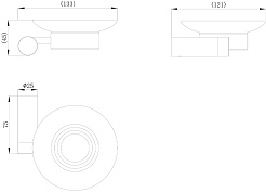 Raiber Мыльница Graceful RPB-80008 – фотография-3